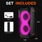 Pyle Compact Bluetooth PA Party Speaker System, 160W Dual 6.5 in Karaoke Machine with Mic, Rechargeable PPHP26BLBG - alternate 5