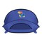 Picnic Time Family Of Brands NCAA Kansas Jayhawks Manta Portable Beach Tent - Pop Up Tent - Beach Sun Shelter Pop Up, Blue 113-00-139-244-0 - alternate 1