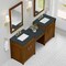 James Martin Vanities Bellshire 84" Dual Vanity Set w/24" Make-Up Counter, Honey Oak w/3 cm Charcoal Soapstone Silestone T 660-VMC84-HNO-3CSP - alternate 5
