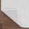 Jonathan Y Porter Geometric Art Deco Fan Pattern High-Low White/Light Gray 3 ft. x 5 ft. Area Rug CAR100B-3 - alternate 8