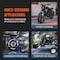 Vevor Motorcycle Removable Wheel Tire Chock Nest Cradle Adjustable Universal TYGJ210084 - alternate 7