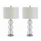 Jonathan Y Bella 27" Glass Triple-Sphere LED Table Lamp, Clear/Chrome, 2PK JYL1070D-SET2 - alternate 12