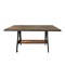 Homeroots 72" Brown And Black Solid Wood And Steel Sled Base Dining Table 518602 - alternate 1