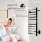 Anzzi Bali Series 10-Bar Wall Mounted Electric Bathroom Towel Warmer Rack in Brushed Nickel Finish TW-AZ075MB - alternate 11