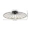 Jonathan Y Anders 23.25" Contemporary Scandinavian Dimmable Stripe UFO Integrated LED Flush Mount, Black/Gold Pa JYL7150A - alternate 7