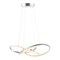 Jonathan Y Alexia 25" Abstract Integrated LED Metal Adjustable Pendant, Silver Painting JYL7219C - alternate 1