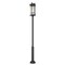 Z-Lite Fortis Sand Black 3 Light Outdoor Post Mounted Fixture 5031PHXLR-5010P-BK - alternate 6