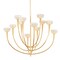 Hudson Valley Lighting Maywood 12 Light Chandelier in Vintage Gold Leaf Finish 9045-VGL - alternate 1