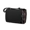 Picnic Time Family Of Brands Blanket Tote XL Outdoor Picnic Blanket, Black Tartan Pattern with Black Flap 920-00-177-000-0 - alternate 9