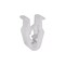 Auveco GM Moulding Clip, White Nylon, 25PK 22224 - alternate 1