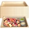 Ecoquality 0.8L Compostable Natural Sugarcane Bagasse No Lid Small Take Out Sushi Serving Tray, 200PK EQ08LSUSHINL-200 - alternate 1