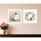 Homeroots Set Of Two BOHO Pumpkins and Flowers 2 White Framed Print Wall Art, 2PK 408203 - alternate 4