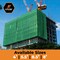 Xpose Safety Construction Debris Safety Netting, 4 ft x 150 ft Roll, 1/4in Mesh, Fire Retardant, Green NFR14-4150-GRE-X - alternate 8