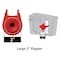 Korky Toilet Flapper, Specifications 3 in Valve Open, Rubber, Red 3030BP - alternate 3