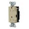 Hubbell Wiring Device-Kellems Straight Blade Receptacle, 5-20R, 20 A, 125V AC, 2 Pole, 3 Wire, Surface Mount, Grounded DR20STITR - alternate 3