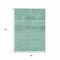 Homeroots 5' X 8' Aqua And Teal Blue Medallion Washable Indoor Outdoor Area Rug 616089 - alternate 8