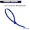 Kable Kontrol ETFE Tefzel Cable Zip Ties, 4 in L, 0.87 in Max Bundle Dia., Blue, 18 lbs Strength, 100 PK KKTF-04-18-100 - alternate 7