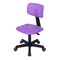 Homeroots Purple and Black Adjustable Height Swivel Rolling Office Chair 568078 - alternate 8