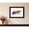 Homeroots Arctic Red Fox 2 Black Framed Print Wall Art 405091 - alternate 4