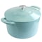 Martha Stewart Enameled Cast Iron 7 Quart Dutch Oven with Lid in Turquoise 130030.02 - alternate 7