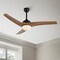 Jonathan Y Sully 52" 1-Light Contemporary Industrial Iron/Plastic Mobile-App/Remote-Controlled 6-Speed Propelle JYL9717E - alternate 18