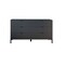 Homeroots 59" Black Charcoal Six Drawer Double Dresser 490830 - alternate 6