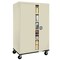 Sandusky Lee Solid Door Storage Cabinet, 46 in W, 78 in H, 24 in D, Putty TA4R462472-07 - alternate 6