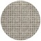 Homeroots 8' Brown Taupe And Ivory Round Geometric Washable Indoor Outdoor Area Rug 583272 - alternate 9