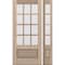 Doornmore G7512, 51.5" x 82" ( 36" Door + 12" Side) Left Hand, Mahogany SDL 12 Lite 3/4 Lite Exterior Door G7512-SW-3680-G7504-SL_1-1_LI - alternate 10
