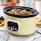 Megachef 3.7 Quart Electric Slow Cooker in Ivory MCSC-350 - alternate 7