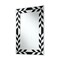 Homeroots 47" Silver And Black Mosaic Glass Framed Accent Mirror 543505 - alternate 9