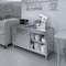 Amgood 24 in. x 60 in. x 35 in. Stainless Steel Enclosed Base Cabinet w/Sliding Doors and Adjustable Shelf AMG CABINET EDC-2460-Z - alternate 6
