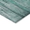 Homeroots 5' X 8' Teal Blue Aqua And Gray Striped Washable Indoor Outdoor Area Rug 577266 - alternate 9