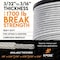 Xpose Safety 7x7 Vinyl Coated Galvanized Steel Aircraft Cable Wire 250' Reel, 3/32 to 3/16 GCV332-316-250-X - alternate 6