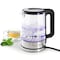 Megachef 1.8 Quart Glass and Stainless Steel Electric Tea Kettle MG-LT8707 - alternate 1