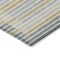Homeroots 8' X 10' Gray And Silver Striped Washable Indoor Outdoor Area Rug 610471 - alternate 9