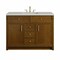 James Martin Vanities Bellshire 48" Single Vanity, Honey Oak w/ 3 CM Lime Delight Silestone Top 660-V48-HNO-3LDL - alternate 1