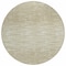 Homeroots 8' Khaki And Beige Round Abstract Washable Indoor Outdoor Area Rug 587418 - alternate 8