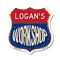 Signmission Logan's Workshop, 12 Inch X 12 Inch, Plastic Sign SHI-P-12-489-LOGAN - alternate 1