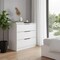 Homeroots 28" White Wood Three Drawer Dresser 534962 - alternate 5