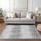 Homeroots 10' X 14' Gray And Charcoal Abstract Washable Indoor Outdoor Area Rug 587415 - alternate 8