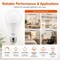 Euri Lighting A21 LED Bulb, 17W, 1600 lm, 100W Eq., 5000K, E26, Dimmable, CEC, UL EA21-17W5050cec - alternate 7