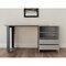 Homeroots 58" Light Gray Computer Desk 403821 - alternate 5