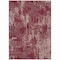 Homeroots 10' X 14' Burgundy And Ivory Geometric Washable Indoor Outdoor Area Rug 594532 - alternate 9