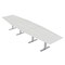 Skutchi Designs 16 Person Conference Table With Power Unit | 16' Hexagon Table | Harmony Series HAR-HEX.IR-48X192-T-WA7976-NA - alternate 1