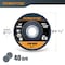 Powertec 4-1/2 in. Zirconia Flap Discs - 40 Grits for Angle Grinder, 20PK 11101-P2N - alternate 7