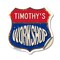 Signmission Timothy's Workshop, 18 Inch X 18 Inch, Vinyl Decal SHI-D-18-489-TIMOTHY - alternate 1