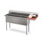 Koolmore 75 in. Three Compartment Commercial Sink Bowl Size 18x18x14 Stainless-Steel with Right Drainboard KM-SC181814-18R3 - alternate 1