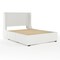 Martha Stewart Kian Queen Upholstered Platform Bed with Wingback Headboard and 4 Side Storage Drawers XH-8528-Q-WH-MS - alternate 9