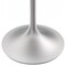 Leisuremod Square 27.55 in W, 29.34 in L, Resin/Stainless Steel, White VT20BS-S27WMR - alternate 5